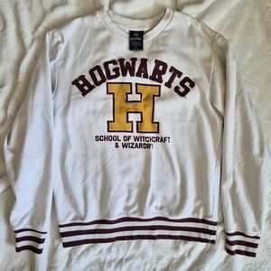 Warner Bros. White Harry Potter Hogwarts Crewnweck